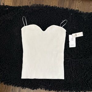 NWT Sophie Rue Size M cream strapless cami
